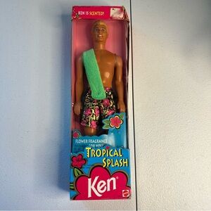 1994 Mattel Barbie Tropical Slash Ken Doll Model 12447 vintage